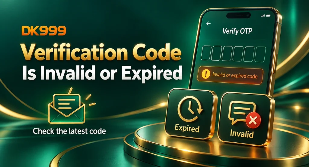 Verification Code Is Invalid or Expired